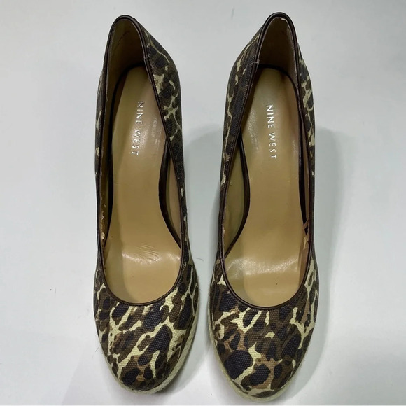 Nine West cheetah print heels - Picture 1 of 12